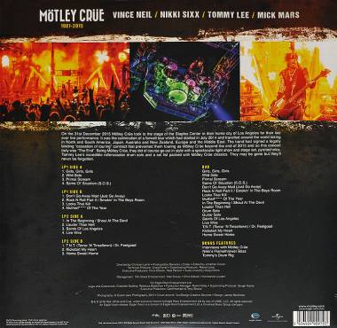MOTLEY CRUE - THE END: LIVE IN LOS ANGELES (2LP + DVD)
