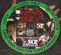 NAPALM DEATH - TIME WAITS FOR NO SLAVE (GREEN vinyl LP)