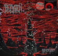 OBLITERATION - BLACK DEATH HORIZON (RED w/ BLACK SPLATTER vinyl LP)