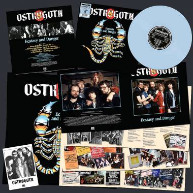 OSTROGOTH - ECSTASY AND DANGER (BLUE vinyl LP)