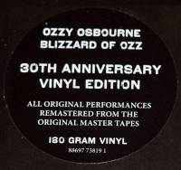 OZZY OSBOURNE - BLIZZARD OF OZZ (LP)