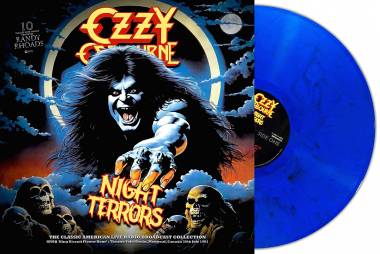 OZZY OSBOURNE - NIGHT TERRORS (BLUE MARBLED vinyl LP)