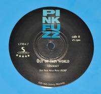 PINKFUZZ - OUT OF THIS WORLD (BLUE vinyl 7")