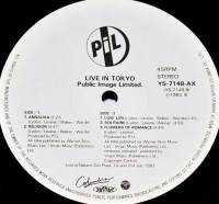 PUBLIC IMAGE LIMITED - LIVE IN TOKYO (2x12" EP)