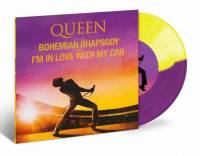 QUEEN - BOHEMIAN RHAPSODY/I'M IN LOVE WITH MY CAR (COLOURED vinyl 7")