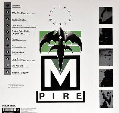 QUEENSRYCHE - EMPIRE (CLEAR vinyl 2LP)