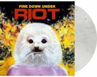 RIOT - FIRE DOWN UNDER (ARCTIC WHITE MARBLED vinyl LP)