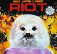 RIOT - FIRE DOWN UNDER (ARCTIC WHITE MARBLED vinyl LP)