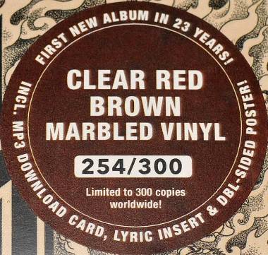 SACRED REICH - AWAKENING (CLEAR/RED-BROWN MARBLED vinyl LP)