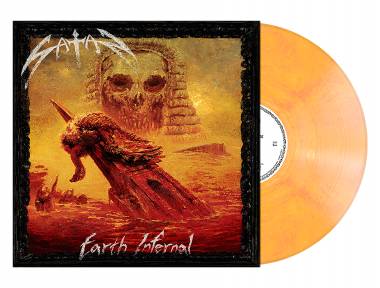 SATAN - EARTH INFERNAL (FIREFLY GLOW MARBLED vinyl LP)