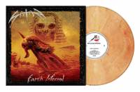 SATAN - EARTH INFERNAL (ORANGE RED BROWN MARBLED vinyl LP)