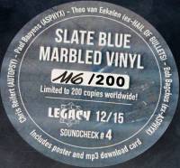 SIEGE OF POWER - WARNING BLAST (SLATE BLUE MARBLED vinyl LP)