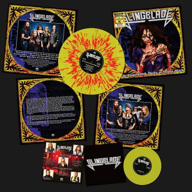 SLINGBLADE - THE UNPREDICTED DEEDS OF MOLLY BLACK (SPLATTER vinyl LP + 7")