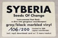 SYBERIA - SEEDS OF CHANGE (GREY/BLACK MARBLED vinyl LP)