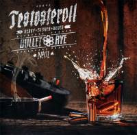 TESTOSTEROLL - BULLET RYE (CLEAR/BLACK MARBLED vinyl LP)