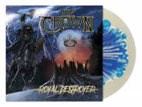 THE CROWN - ROYAL DESTROYER (GOLDEN CLEAR w/ BLUE WHITE SPLATTERED SPOT vinyl LP)