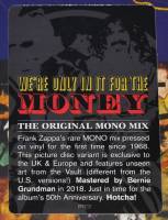 THE MOTHERS OF INVENTION - WE'RE ONLY IN IT FOR THE MONEY (PICTURE DISC LP)