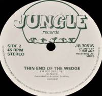 THIN END OF THE WEDGE - LIGHTS ARE ON GREEN (7")
