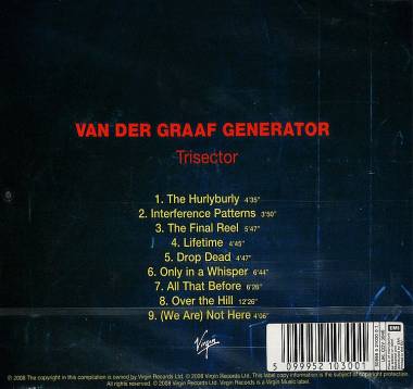 VAN DER GRAAF GENERATOR - TRISECTOR (CD)