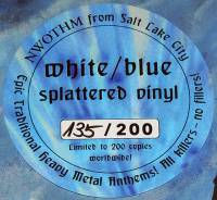 VISIGOTH - CONQUEROR'S OATH (WHITE/BLUE SPLATTERED vinyl LP)